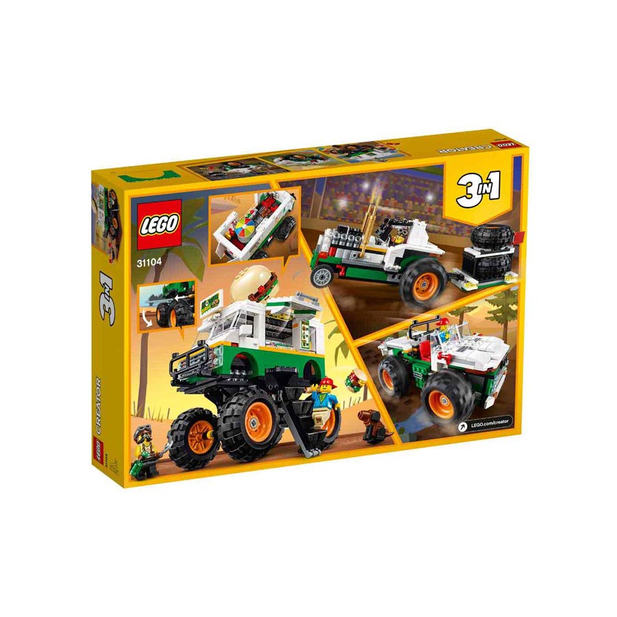 Lego Creator Canavar Hamburger Kamyonu 