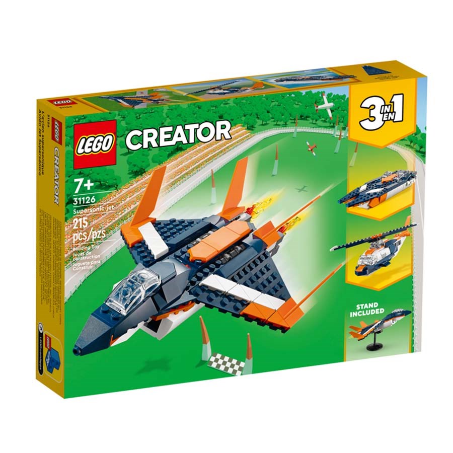 Lego Creator 3’ü 1 Arada Süpersonik Jet 31126 