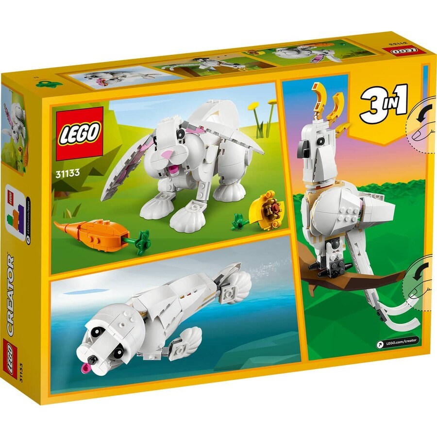 Lego Creator 3’ü 1 Arada Beyaz Tavşan 31133 