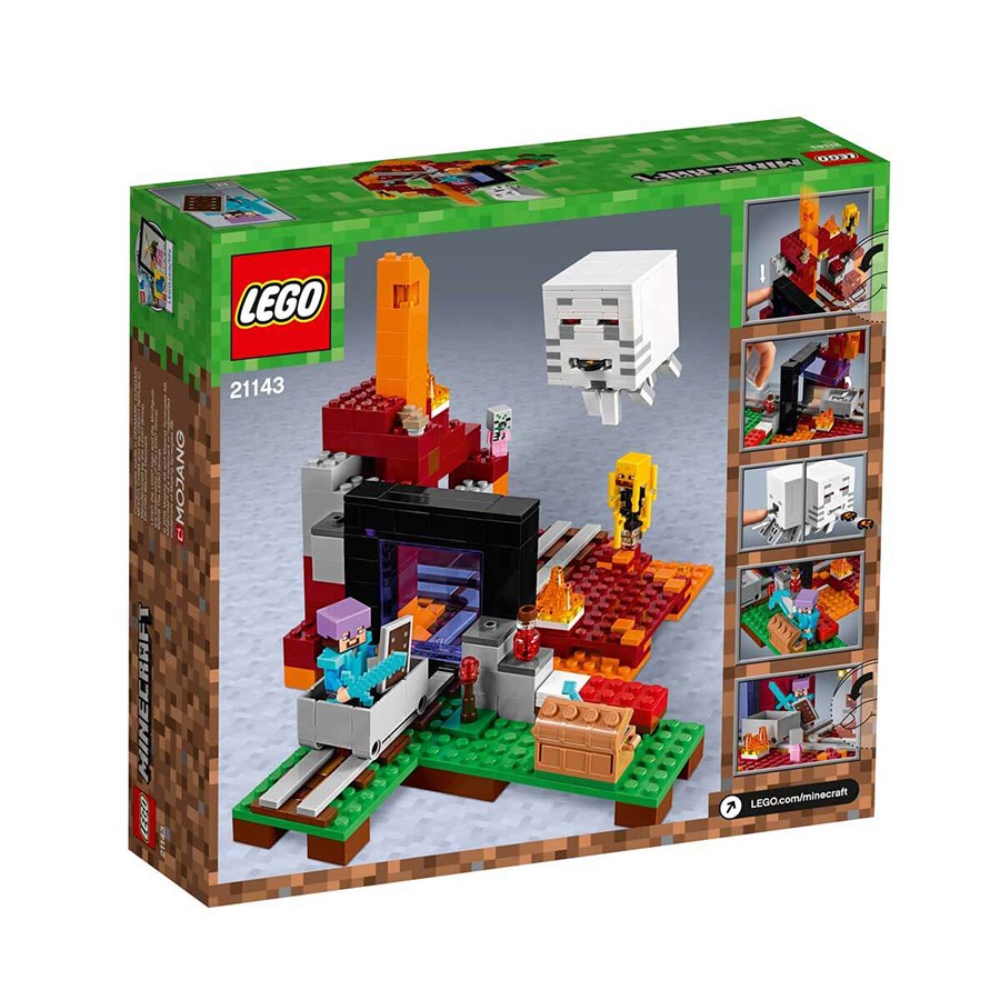 LEGO Minecraft Yeraltı Portalı 