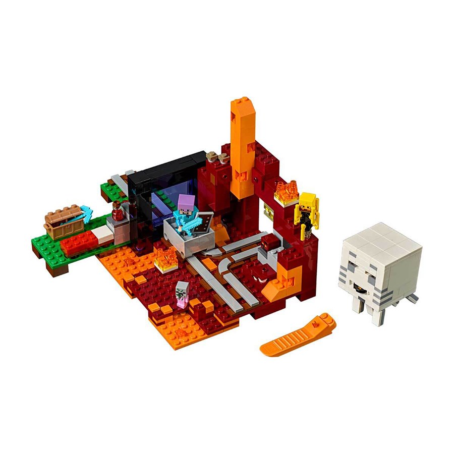 LEGO Minecraft Yeraltı Portalı 