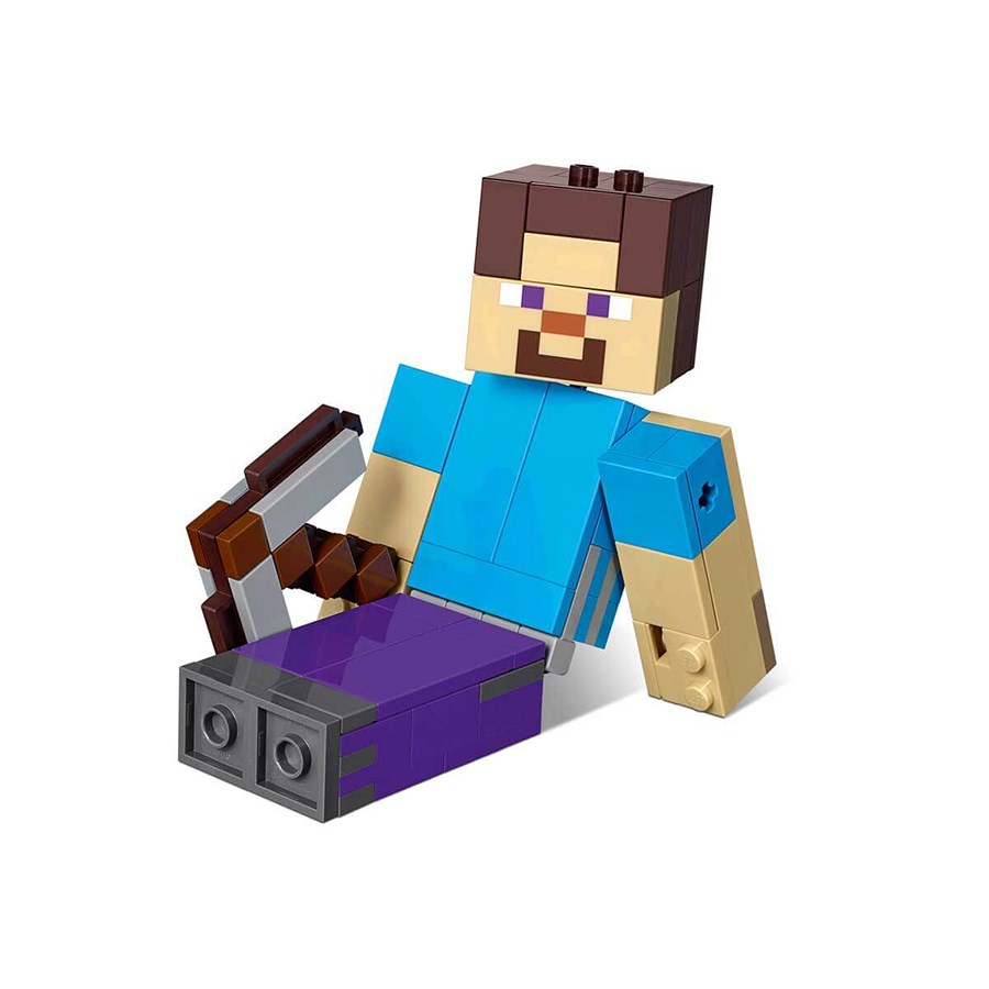 LEGO Minecraft Papağanlı BigFig Steve 