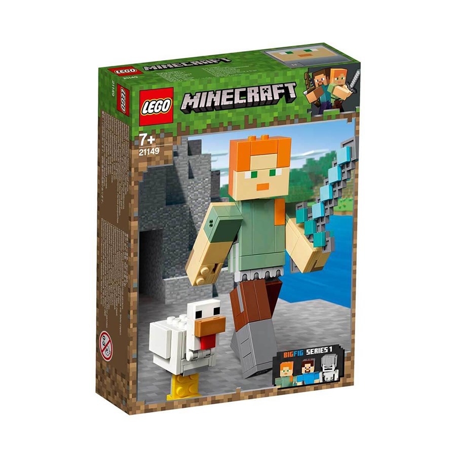 LEGO Minecraft Tavuklu BigFig Alex 