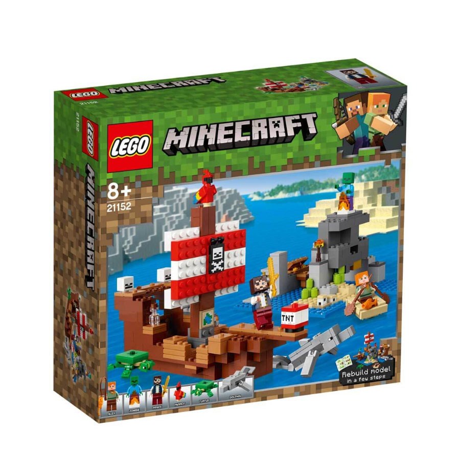 Lego Minecraft Korsan Gemisi Macerası 21152 