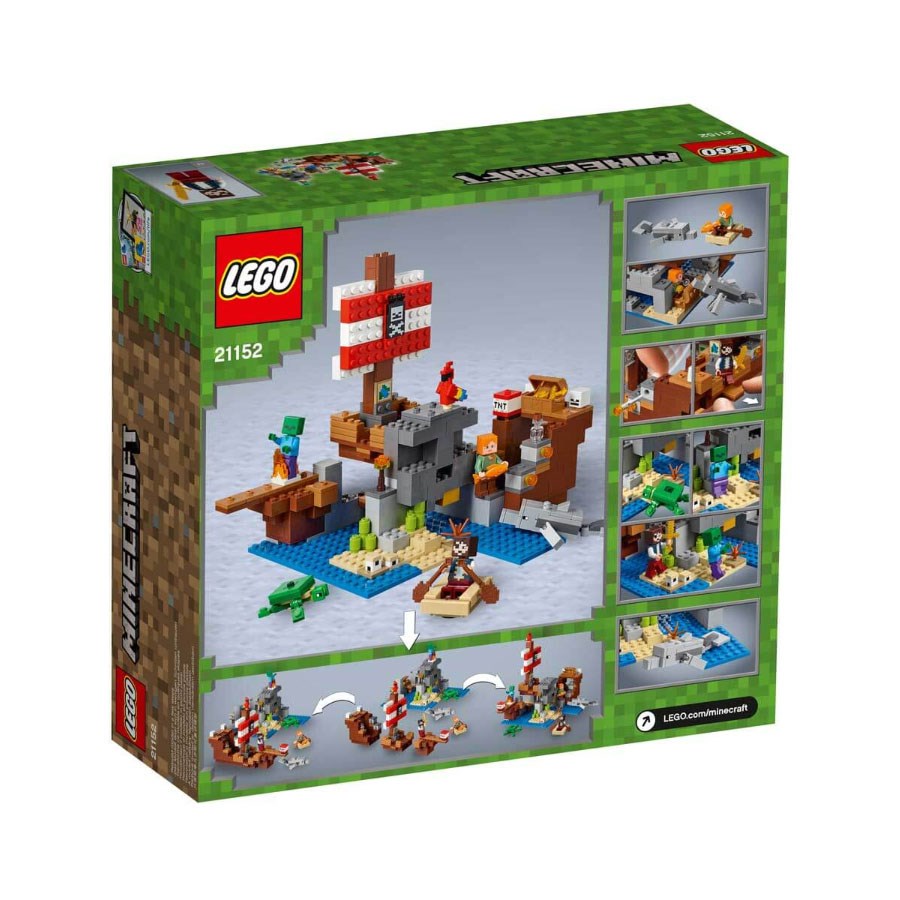 Lego Minecraft Korsan Gemisi Macerası 21152 