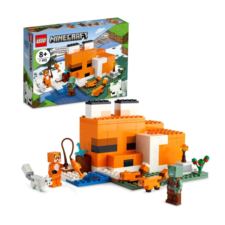 Lego Minecraft Tilki Kulübesi 21178 