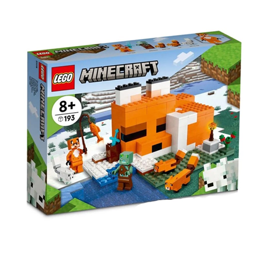 Lego Minecraft Tilki Kulübesi 21178 