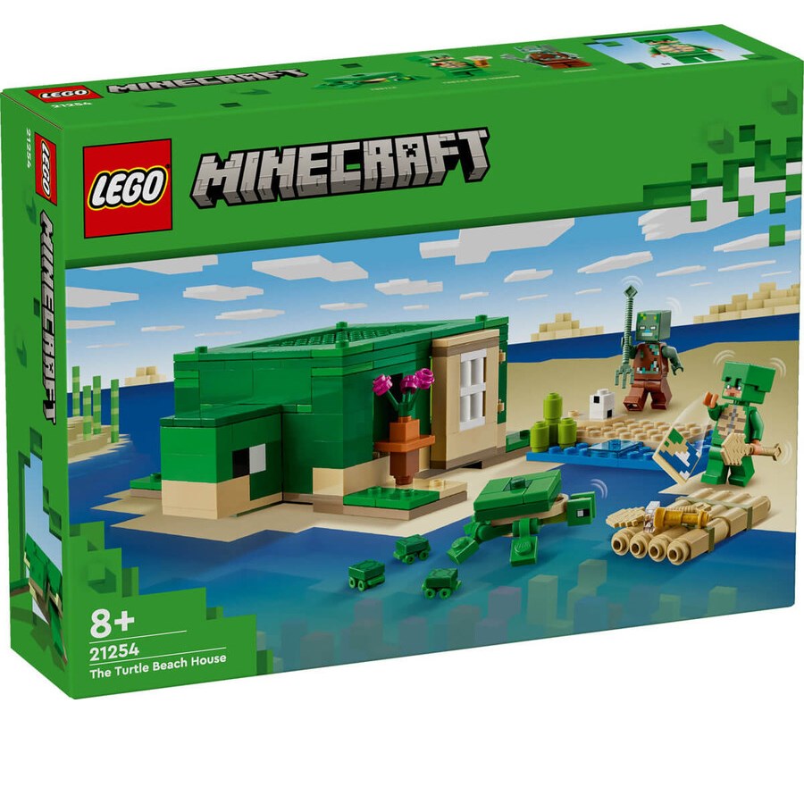Lego Minecraft Kaplumbağa Plaj Evi 