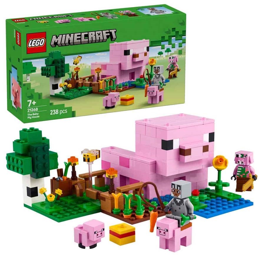 Lego Minecraft Yavru Domuz Evi 