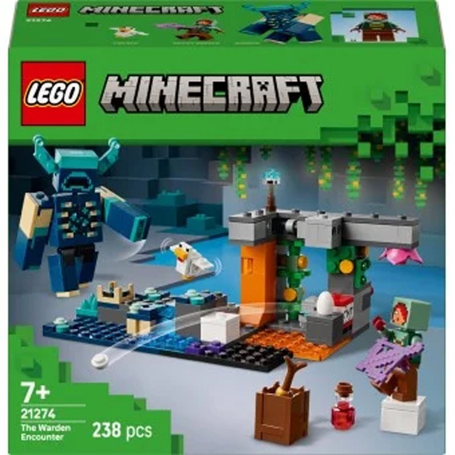 Lego Minecraft Gardiyanla Karşılaşma 