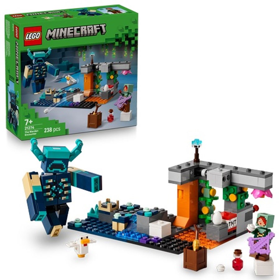 Lego Minecraft Gardiyanla Karşılaşma 
