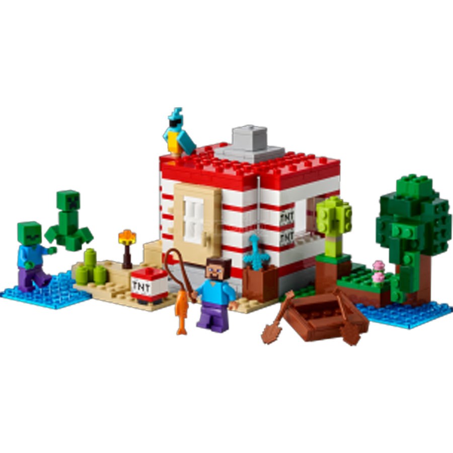 Lego Minecraft Ormanda TNT Evi 