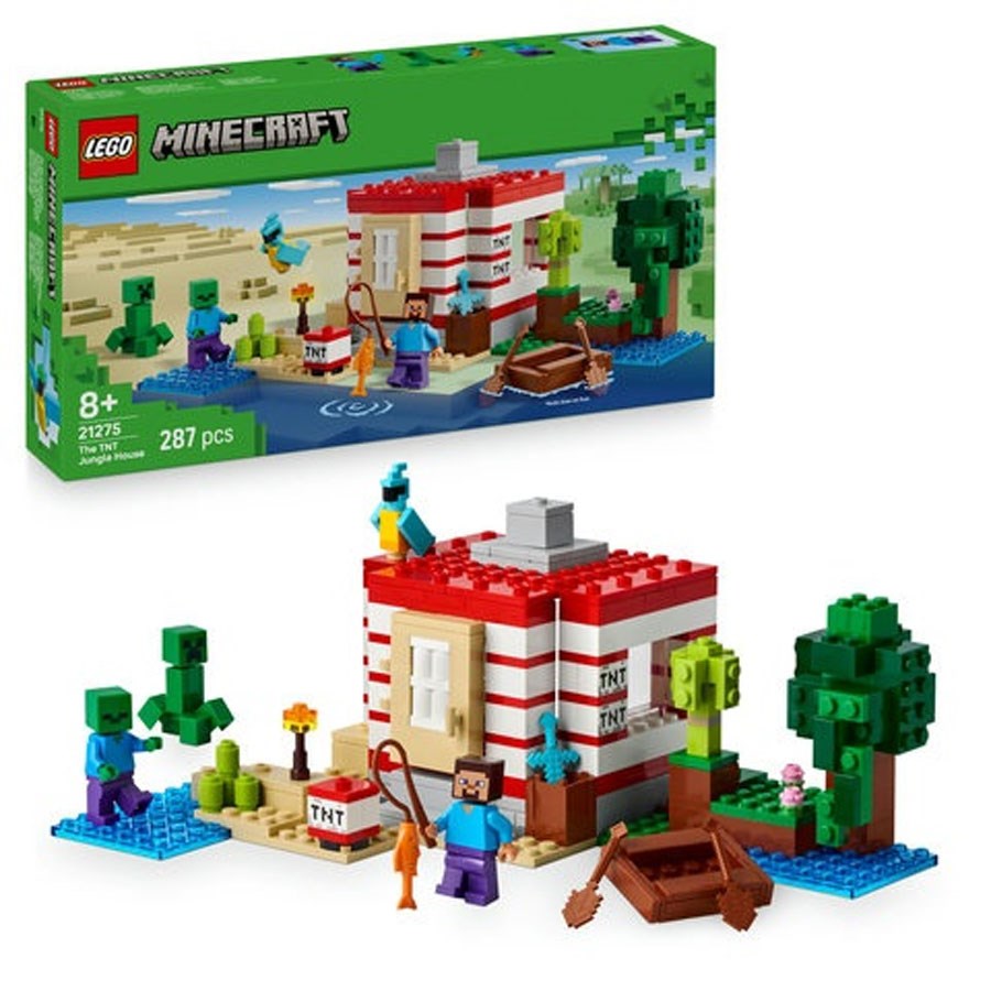 Lego Minecraft Ormanda TNT Evi 