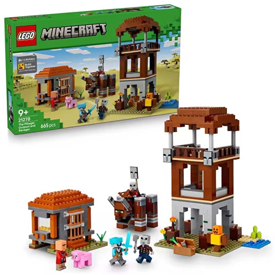 LEGO Minecraft Yağmacı Karakolu ve Çapulcu 