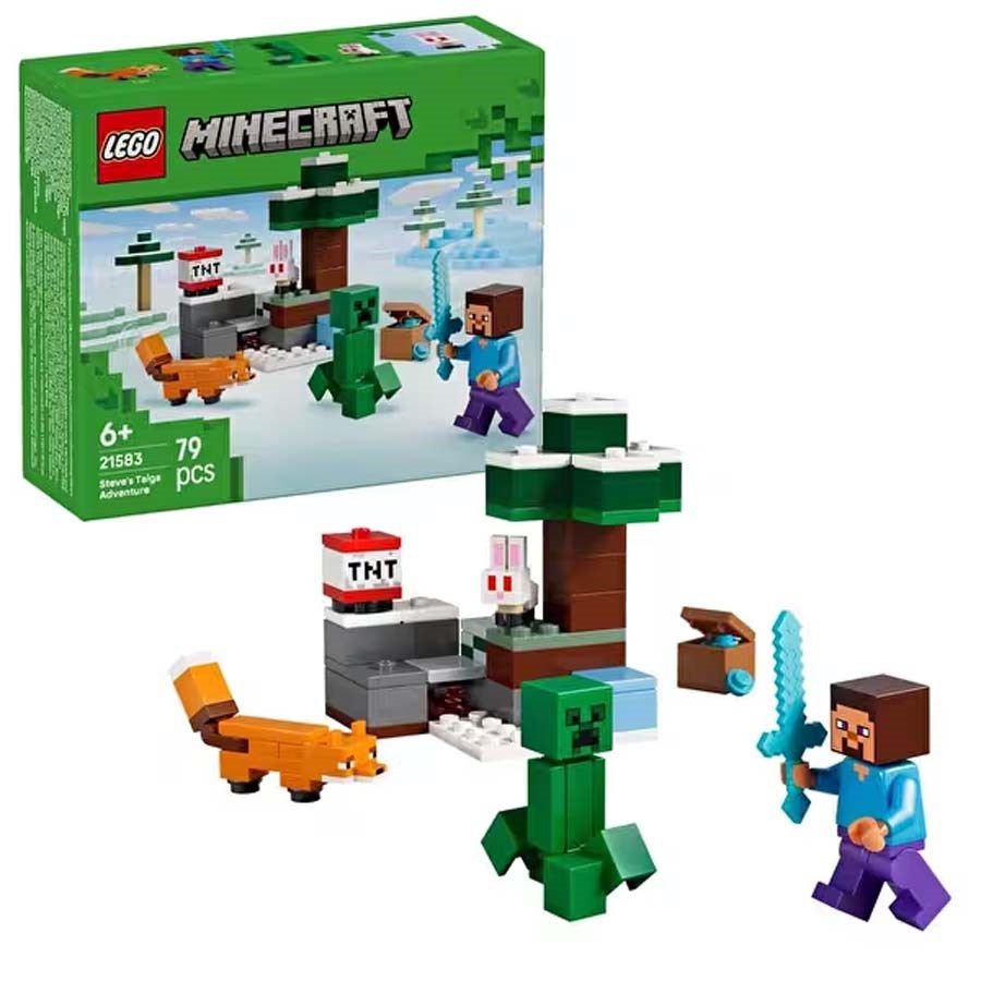 LEGO Minecraft Steve’in Tayga Macerası 