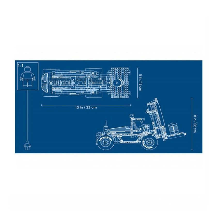 LEGO Technic Ağır Hizmet Forklifti 42079 