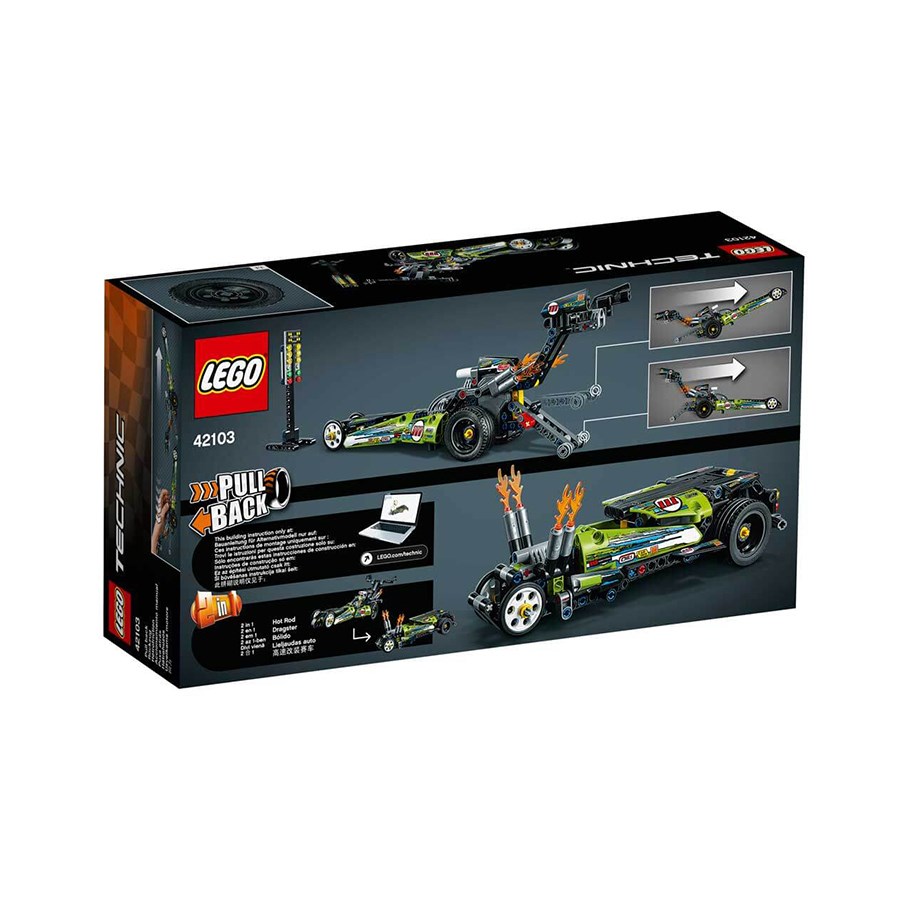 Lego Technic Drag Yarış Arabası 42103 