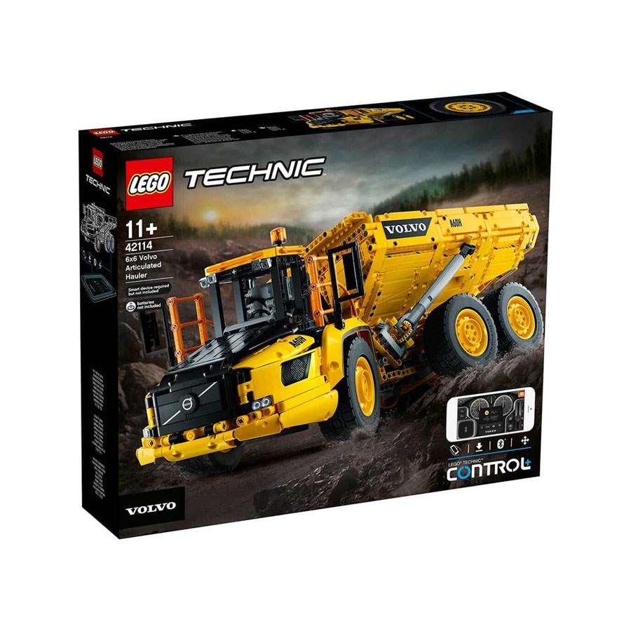 Lego Technic 6x6 Volvo Mafsallı Kamyon İnşaat Yapım Seti 