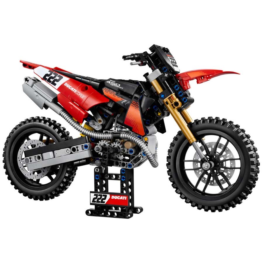 LEGO Technic Ducati Desmo450 MX Factory Motosiklet
