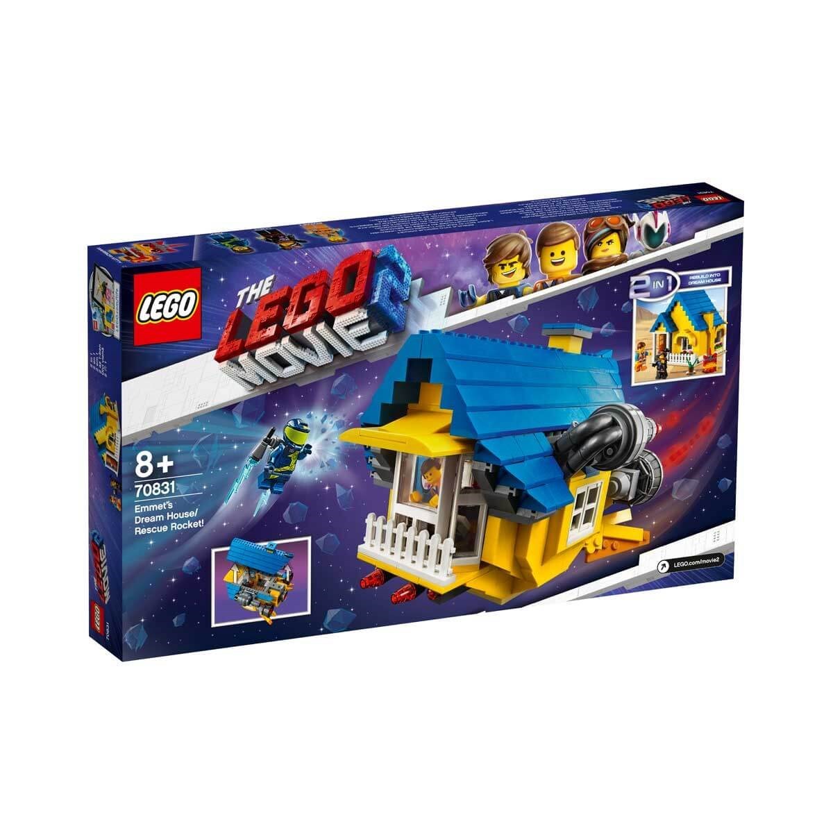 Lego Movie 2 Emmet'in Rüya Evi/Kurtarma Roketi 70831 