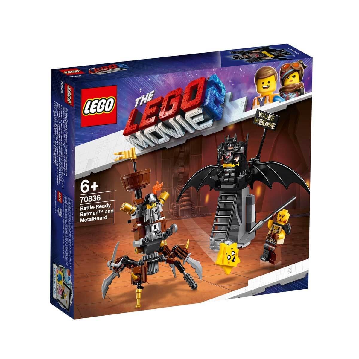 Lego Movie 2 Savaşa Hazır Batman ve MetalSakal 70836 