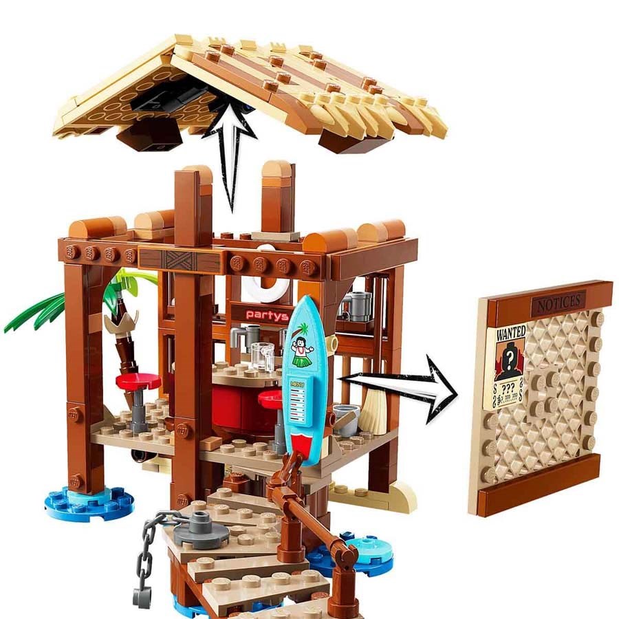 Lego One Piece Yel Değirmeni Köyü Kulübesi 