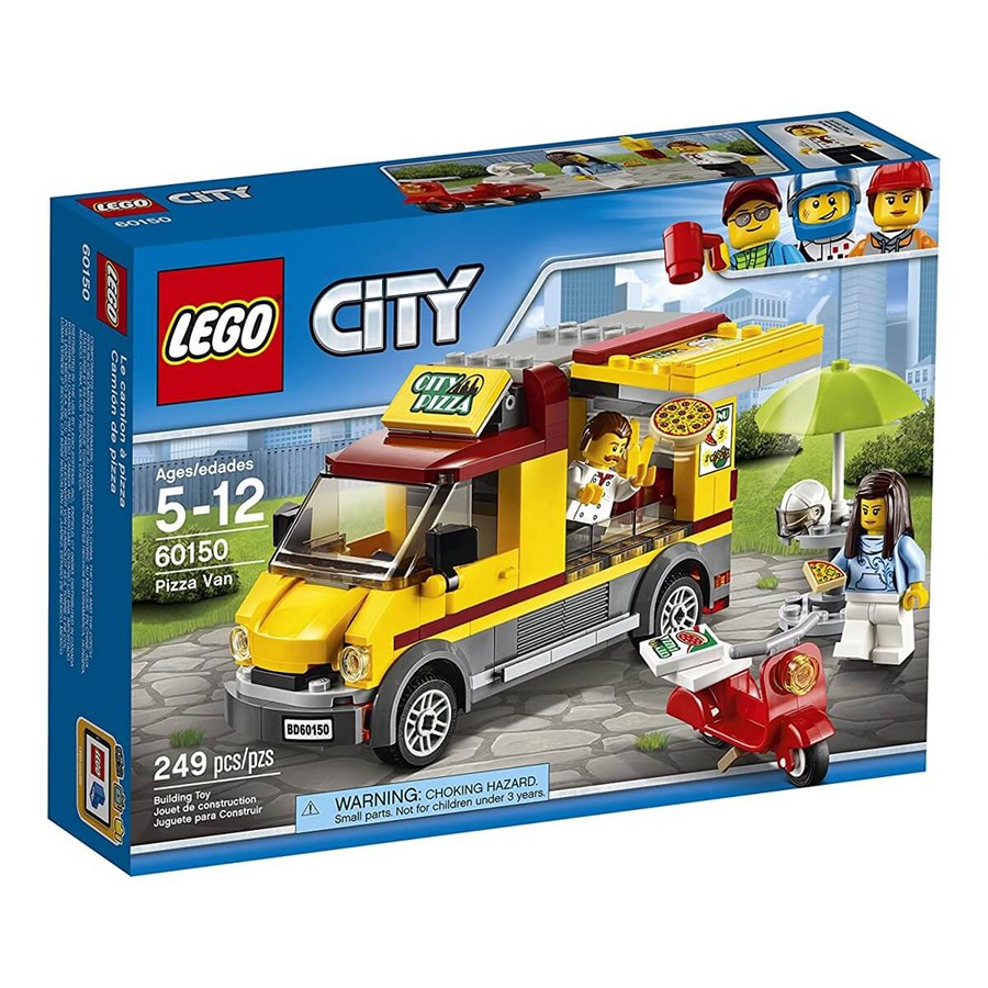 Lego City Pizza Minübüsü 60150 