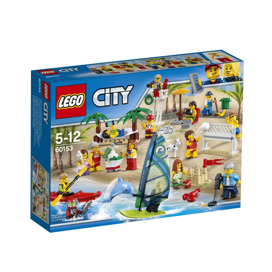 Lego City İnsan Paketi Plajda Eğlence 