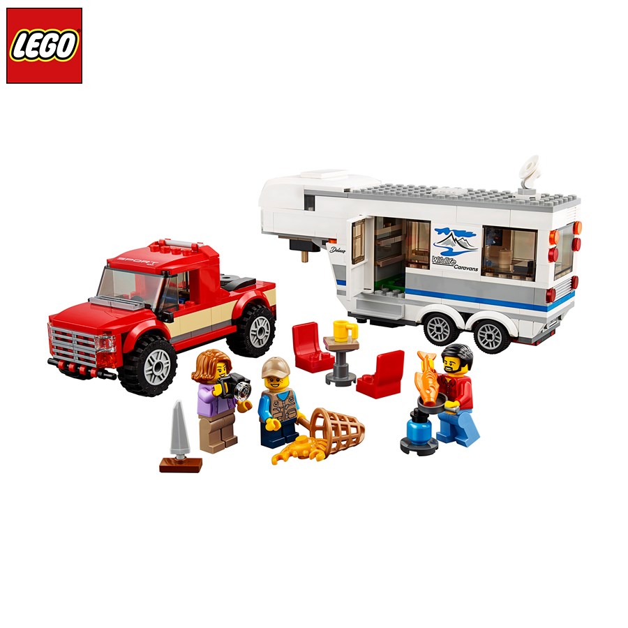 Lego City Pickup - Caravan 