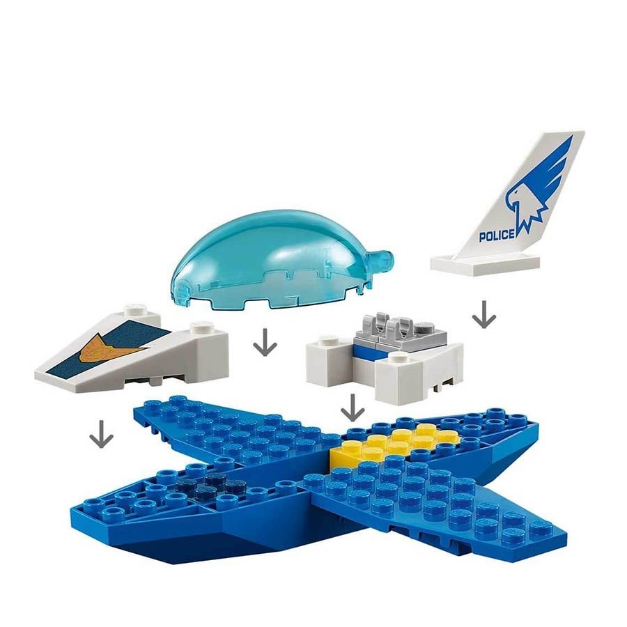 Lego City Gökyüzü Polisi Jet Devriye 60206 
