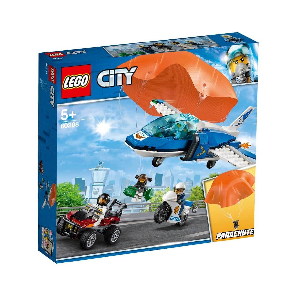 Lego City Gökyüzü Polisi Paraşütle Tutuklama 60208 