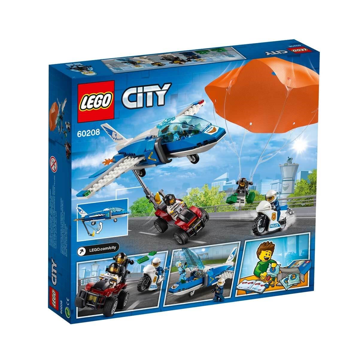 Lego City Gökyüzü Polisi Paraşütle Tutuklama 60208 