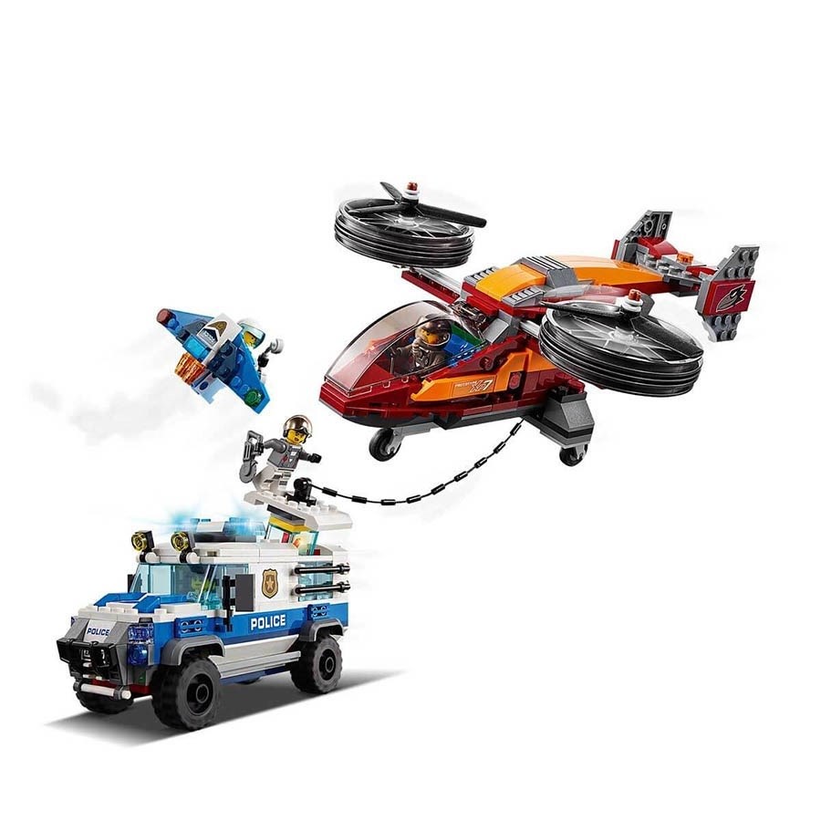 Lego City Gökyüzü Polisi Elmas Soygunu 60209 