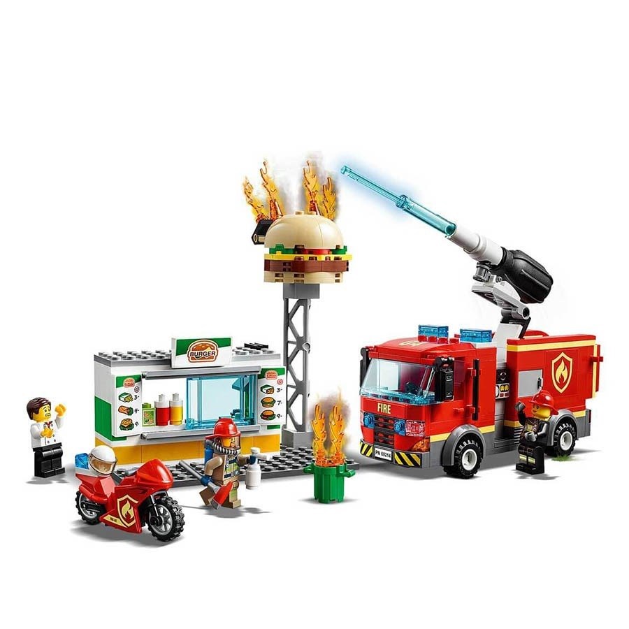 Lego City Hamburgerci Yangın Söndürme Operasyonu 60214 