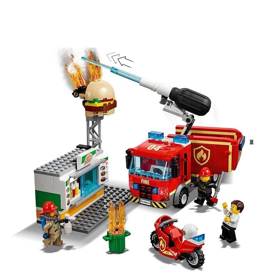 Lego City Hamburgerci Yangın Söndürme Operasyonu 60214 