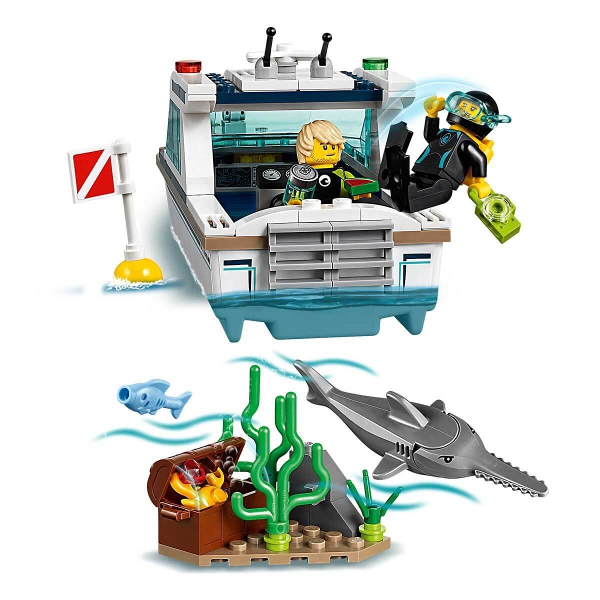 Lego City Dalış Yatı 60221 