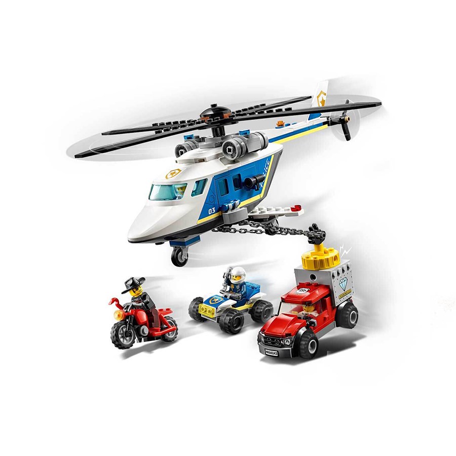Lego City Polis Helikopteri Takibi 60243 