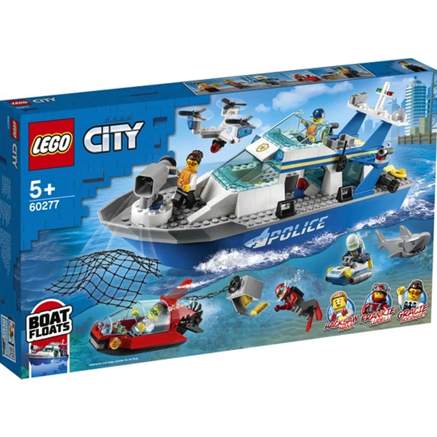Lego City Polis Partol Botu 60277 