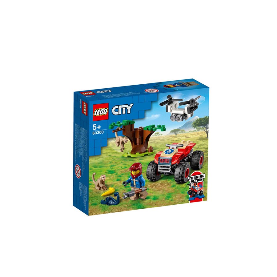 Lego City Stunt Vahşi Hayvan Kurtarma ATV’si 60300 