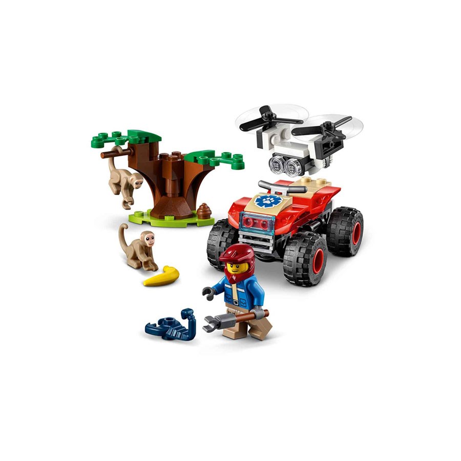 Lego City Stunt Vahşi Hayvan Kurtarma ATV’si 60300 