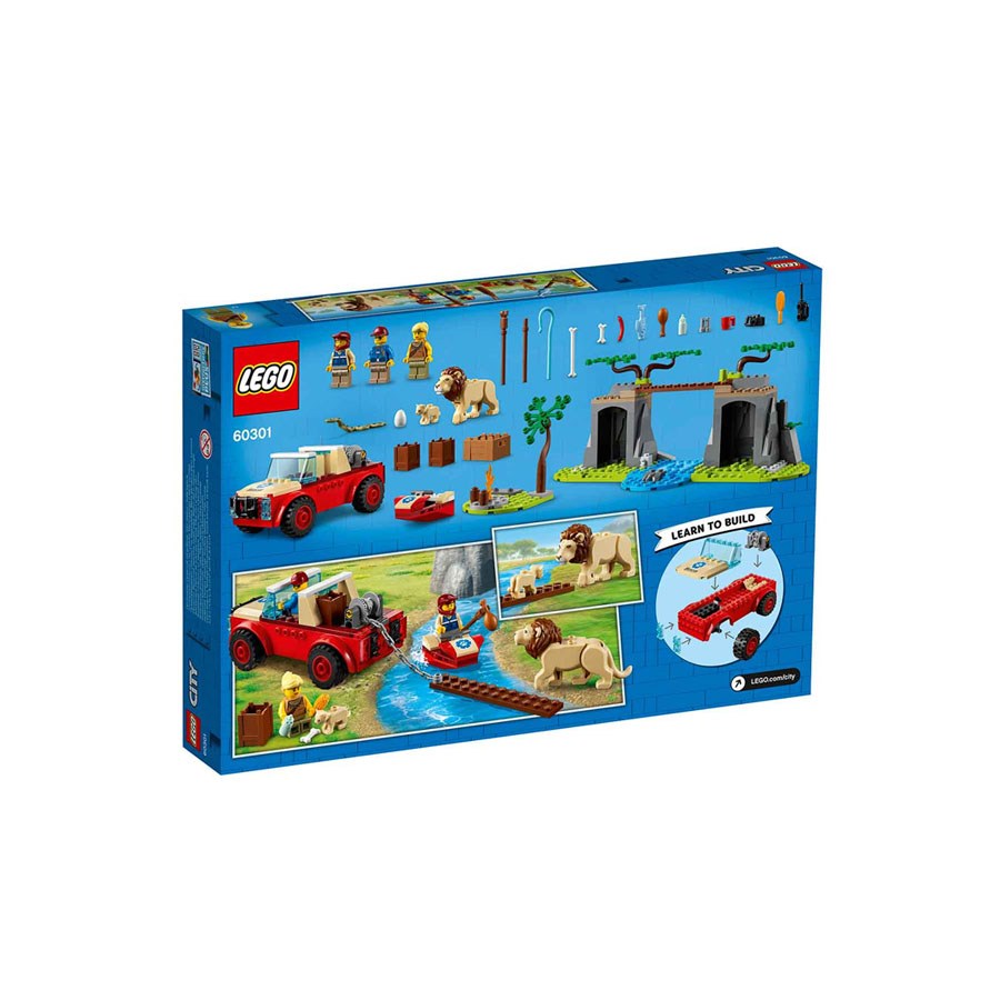 Lego City Vahşi Hayvan Kurtarma Jipi 60301 