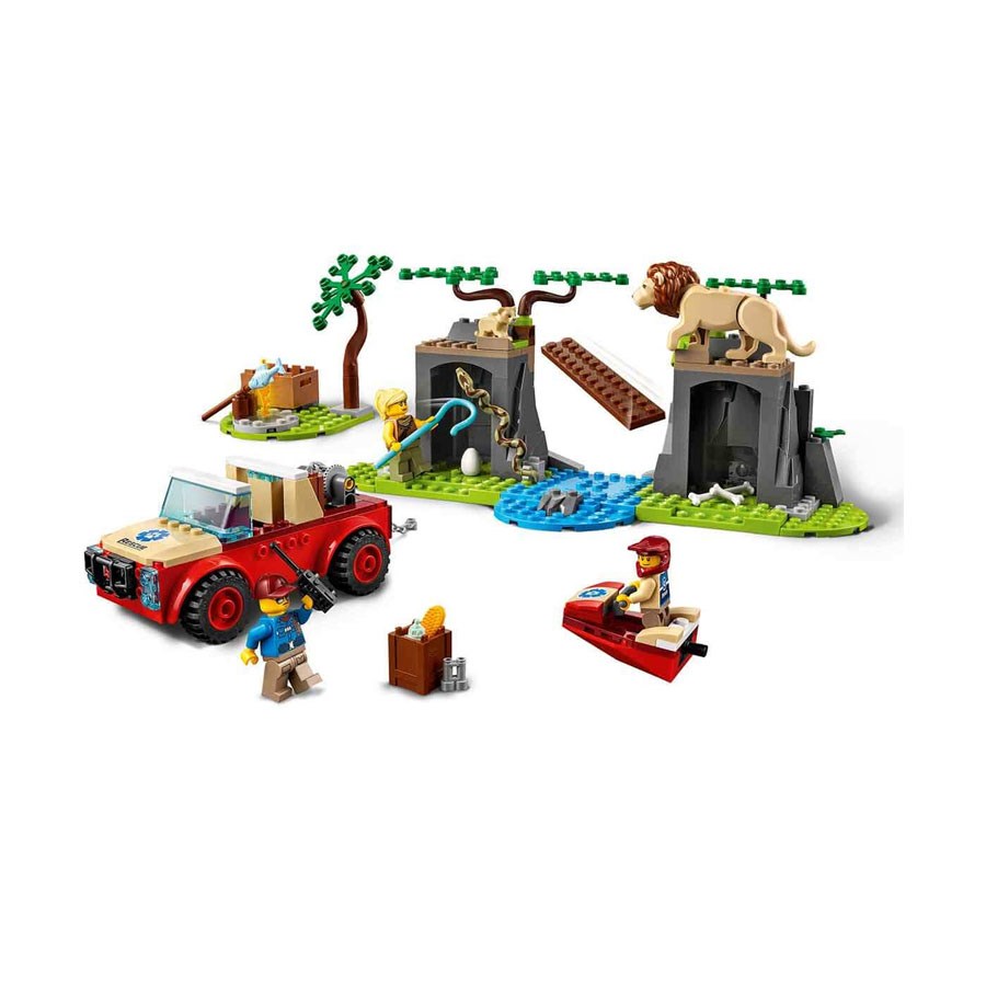 Lego City Vahşi Hayvan Kurtarma Jipi 60301 