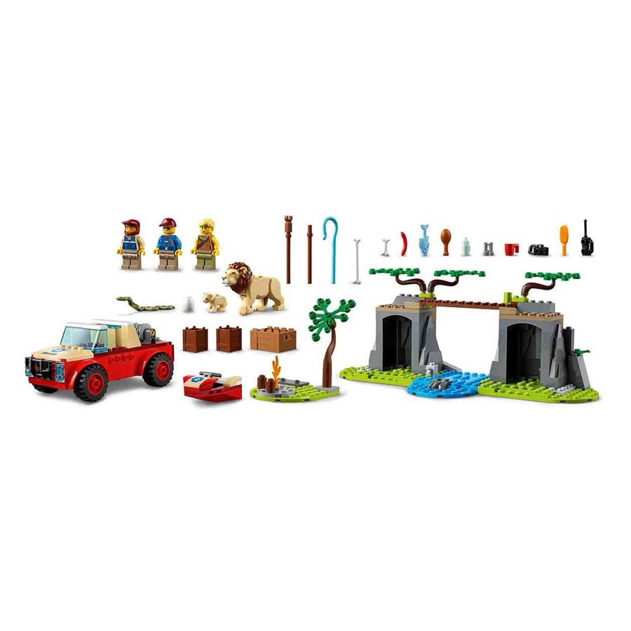 Lego City Vahşi Hayvan Kurtarma Jipi 60301 