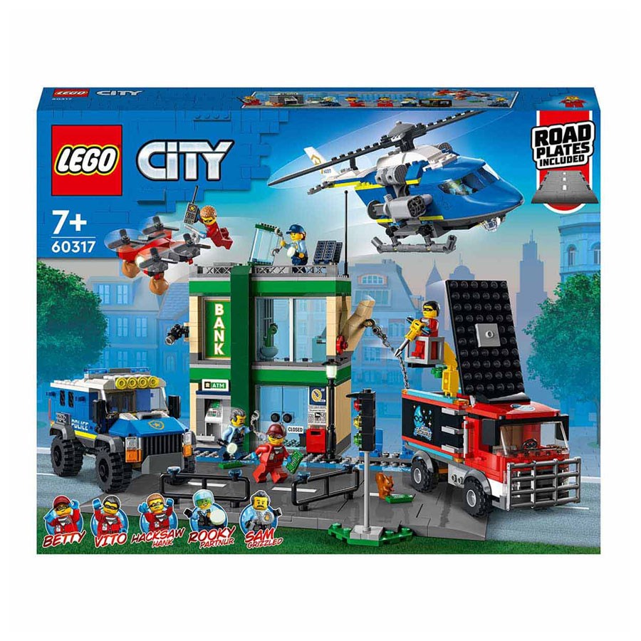 Lego City Bankada Polis Takibi 