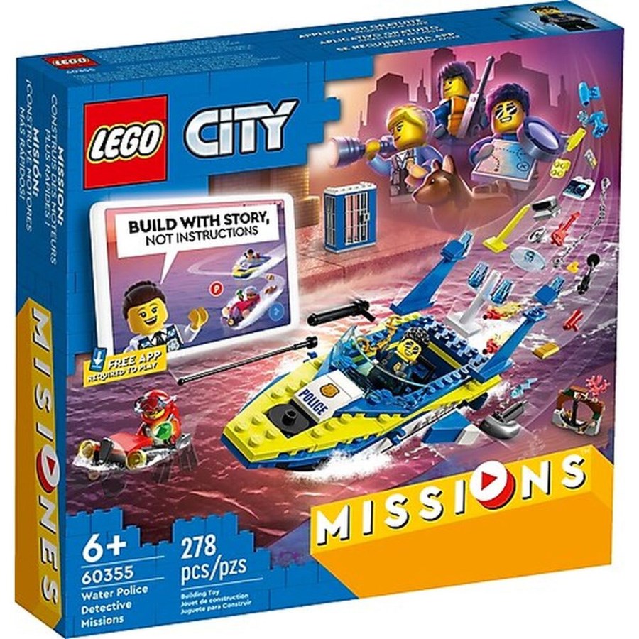 Lego City Su Polisi Dedektif Görevleri 