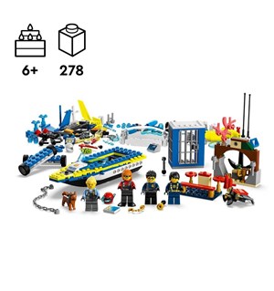Lego City Su Polisi Dedektif Görevleri