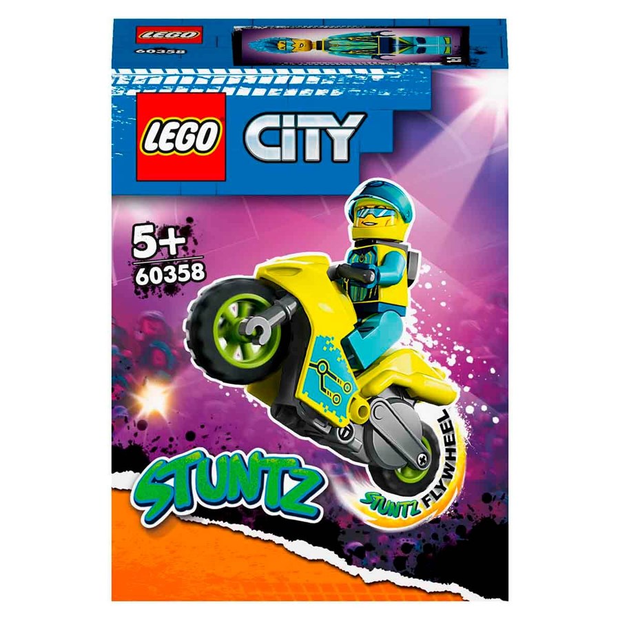 Lego City Siber Gösteri Motosikleti 60358 