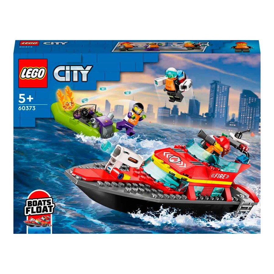 Lego City İtfaiye Kurtarma Teknesi 60373 