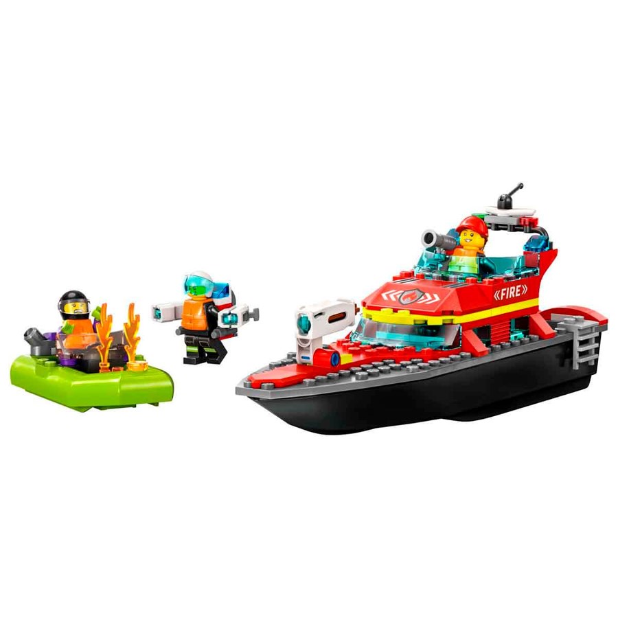 Lego City İtfaiye Kurtarma Teknesi 60373 