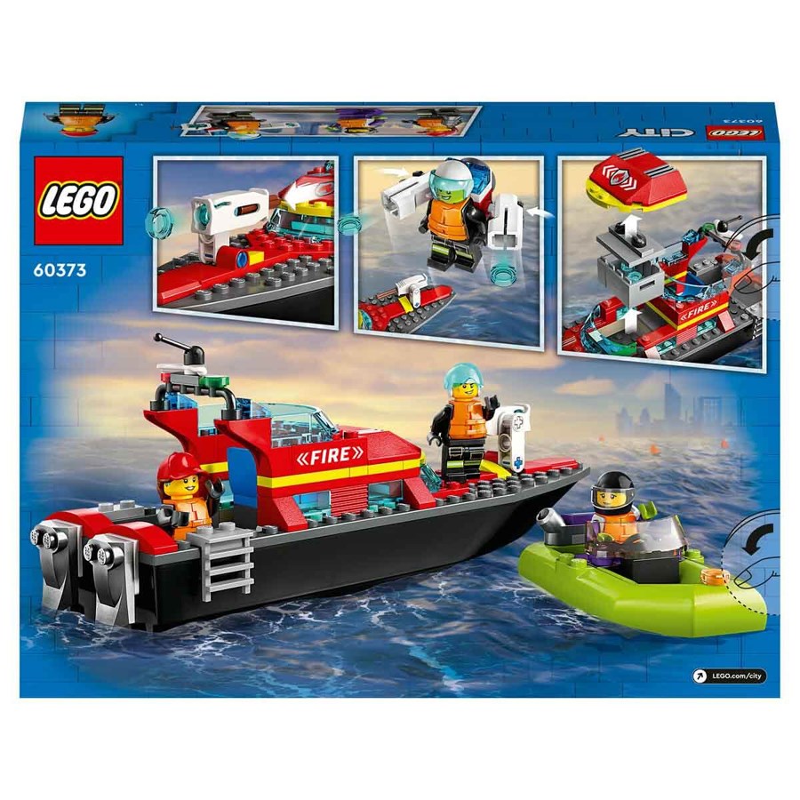 Lego City İtfaiye Kurtarma Teknesi 60373 